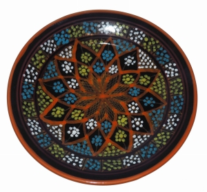 Talerz deserowo-obiadowy 24cm Mix 043