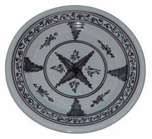 Talerz deserowo-obiadowy 24cm Mix 044