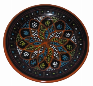 Talerz deserowo-obiadowy 24cm Mix 051