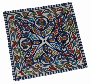 Talerz kwadrat 20cm MIX 016