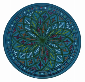 Talerz płaski 27cm MIX 073