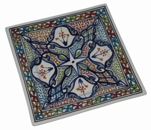 Talerz kwadrat 25cm MIX 020