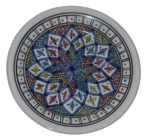 Talerz deserowo-obiadowy 24cm Mix 045