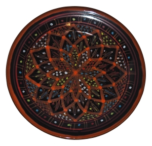 Talerz deserowo-obiadowy 24cm Mix 054