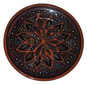 Talerz deserowo-obiadowy 24cm Mix 059