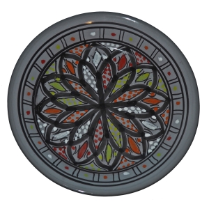 Talerz deserowy 21cm mix 006