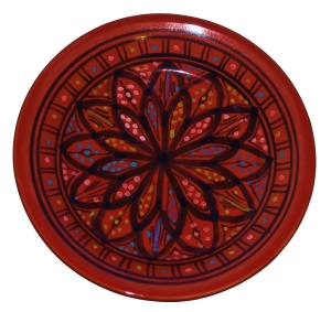 Talerz deserowy 21cm mix 008