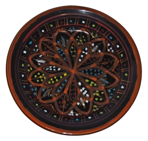 Talerz deserowy 21cm mix 009