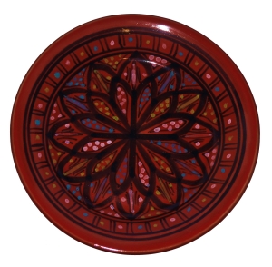 Talerz deserowy 21cm mix 010