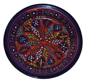 Talerz deserowy 21cm mix 065