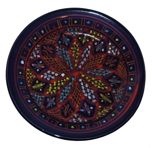 Talerz deserowy 21cm mix 093