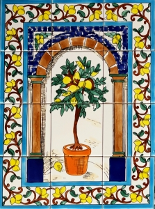 ZESTAW 12 KAFLI. 008 DRZEWKO CYTRYNOWE