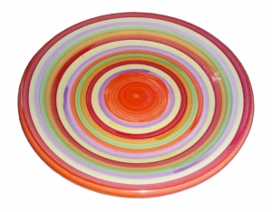 Talerz ETNO płaski 25 cm